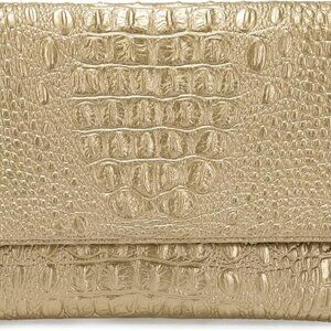 Evening Clutch Purses for Women Elegant Wristlet Wallets Crocodile Pattern PU Le